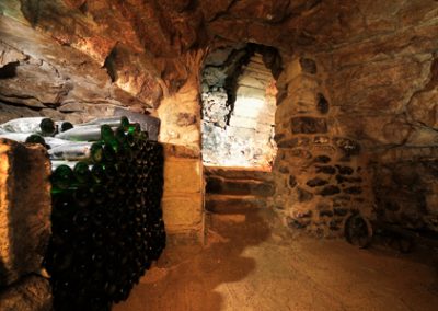 bouteilles cave vin